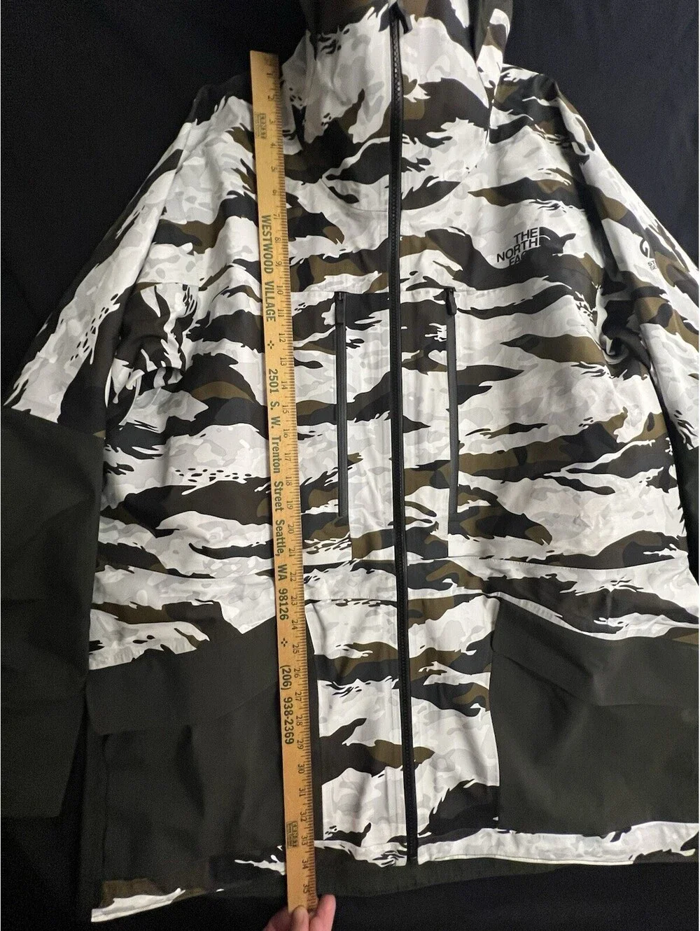 The North Face Rocko Green Camo A-CAD Futurelight Jacket Mens XXL Steep Series